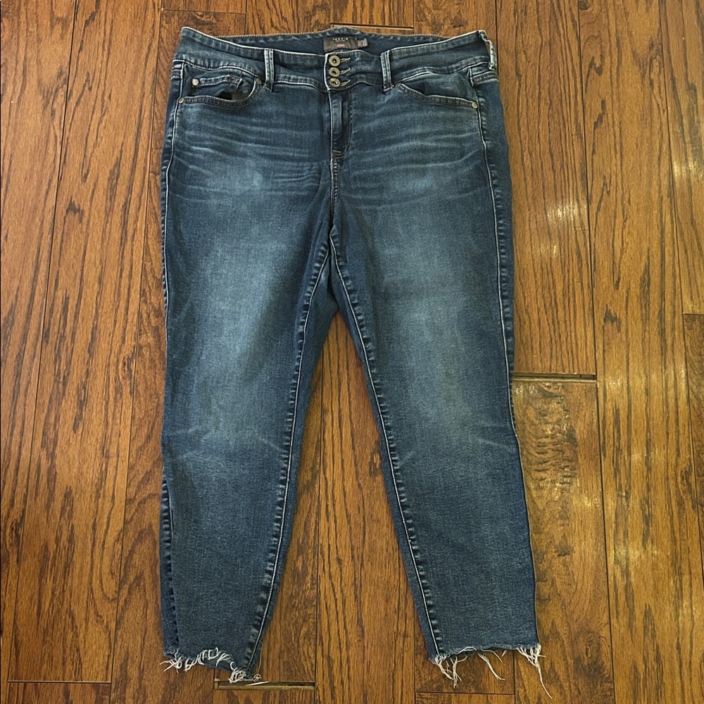 Torrid Dark Blue Ankle Jeans